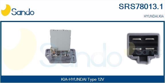 Sando SRS78013.1 Резистор, компресор салону SRS780131: Купити в Україні - Добра ціна на EXIST.UA!