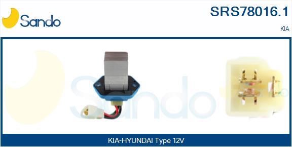 Sando SRS78016.1 Резистор, компресор салону SRS780161: Купити в Україні - Добра ціна на EXIST.UA!