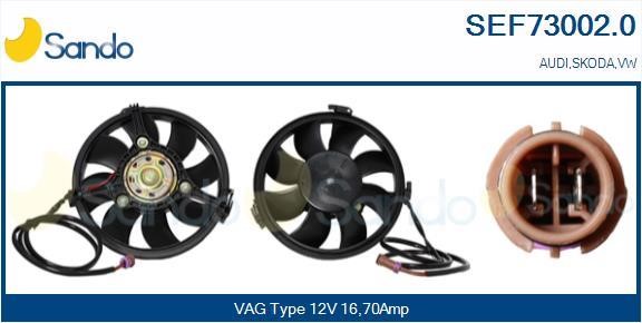 Sando SEF73002.0 Електродвигун, вентилятор радіатора SEF730020: Купити в Україні - Добра ціна на EXIST.UA!