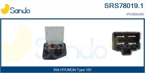 Sando SRS78019.1 Резистор, компресор салону SRS780191: Купити в Україні - Добра ціна на EXIST.UA!