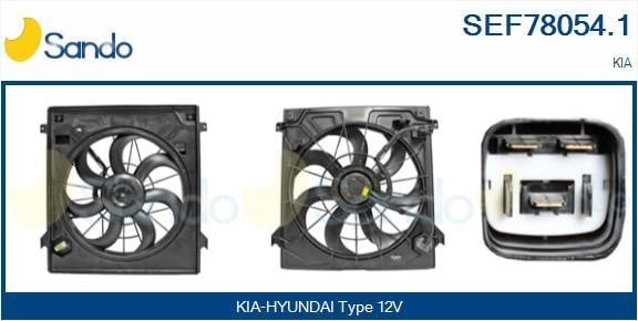 Sando SEF78054.1 Електродвигун, вентилятор радіатора SEF780541: Приваблива ціна - Купити в Україні на EXIST.UA!