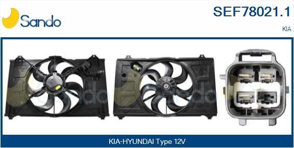 Sando SEF78021.1 Електродвигун, вентилятор радіатора SEF780211: Купити в Україні - Добра ціна на EXIST.UA!