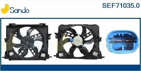 Sando SEF71035.0 Електродвигун, вентилятор радіатора SEF710350: Купити в Україні - Добра ціна на EXIST.UA!