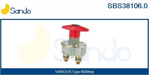 Sando SBS38106.0 Головний вимикач, акумулятор SBS381060: Купити в Україні - Добра ціна на EXIST.UA!