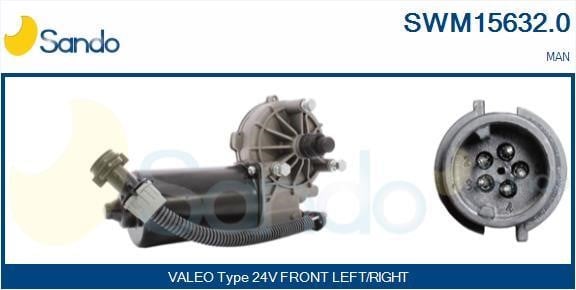 Sando SWM15632.0 Мотор склоочисника SWM156320: Купити в Україні - Добра ціна на EXIST.UA!