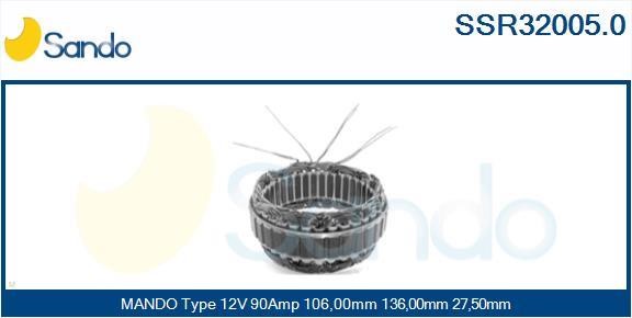 Sando SSR32005.0 Статор генератора SSR320050: Купити в Україні - Добра ціна на EXIST.UA!
