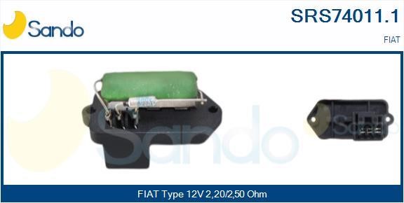 Sando SRS74011.1 Резистор, компресор салону SRS740111: Купити в Україні - Добра ціна на EXIST.UA!