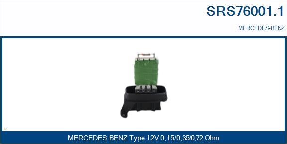 Sando SRS76001.1 Резистор, компресор салону SRS760011: Купити в Україні - Добра ціна на EXIST.UA!