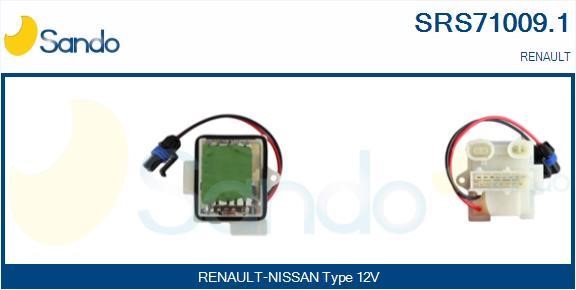Sando SRS71009.1 Резистор, компресор салону SRS710091: Приваблива ціна - Купити в Україні на EXIST.UA!