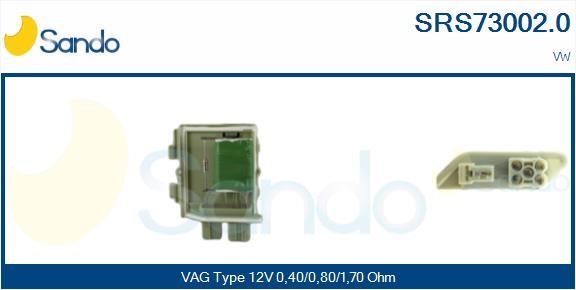 Sando SRS73002.0 Резистор, компресор салону SRS730020: Купити в Україні - Добра ціна на EXIST.UA!