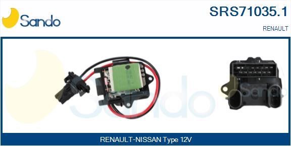 Sando SRS71035.1 Резистор, компресор салону SRS710351: Купити в Україні - Добра ціна на EXIST.UA!