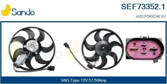 Sando SEF73352.1 Вентилятор радіатора охолодження SEF733521: Приваблива ціна - Купити в Україні на EXIST.UA!