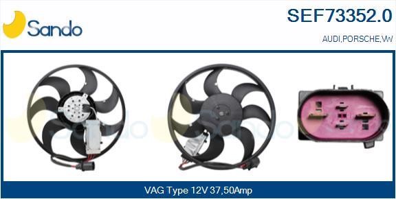 Sando SEF73352.0 Вентилятор радіатора охолодження SEF733520: Купити в Україні - Добра ціна на EXIST.UA!