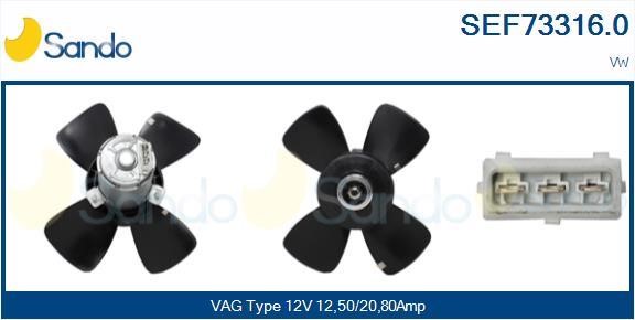 Sando SEF73316.0 Вентилятор радіатора охолодження SEF733160: Купити в Україні - Добра ціна на EXIST.UA!
