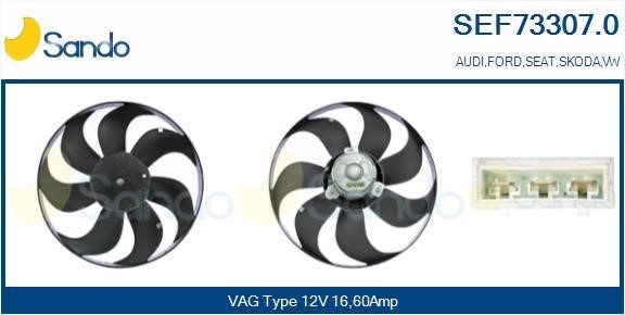 Sando SEF73307.0 Вентилятор радіатора охолодження SEF733070: Купити в Україні - Добра ціна на EXIST.UA!