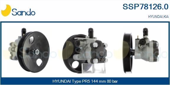 Sando SSP78126.0 Насос гідропідсилювача керма SSP781260: Купити в Україні - Добра ціна на EXIST.UA!