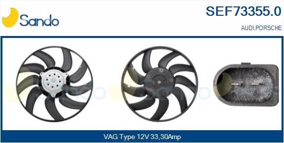 Sando SEF73355.0 Вентилятор радіатора охолодження SEF733550: Купити в Україні - Добра ціна на EXIST.UA!