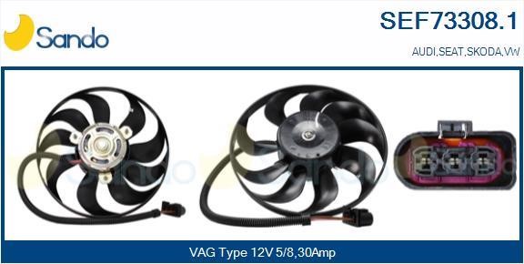 Sando SEF73308.1 Вентилятор радіатора охолодження SEF733081: Купити в Україні - Добра ціна на EXIST.UA!