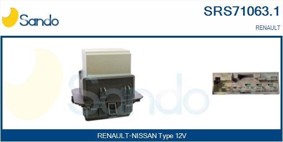 Sando SRS71063.1 Резистор, компресор салону SRS710631: Купити в Україні - Добра ціна на EXIST.UA!