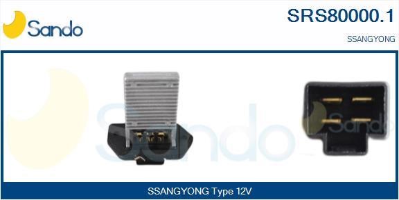 Sando SRS80000.1 Резистор, компресор салону SRS800001: Купити в Україні - Добра ціна на EXIST.UA!