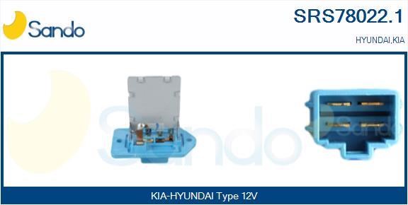 Sando SRS78022.1 Резистор, компресор салону SRS780221: Купити в Україні - Добра ціна на EXIST.UA!