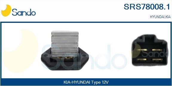 Sando SRS78008.1 Резистор, компресор салону SRS780081: Купити в Україні - Добра ціна на EXIST.UA!