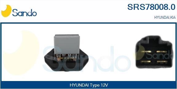 Sando SRS78008.0 Резистор, компресор салону SRS780080: Купити в Україні - Добра ціна на EXIST.UA!
