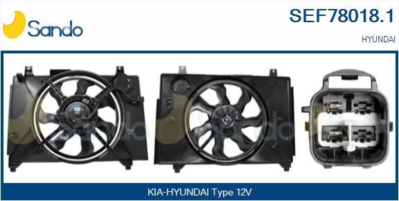 Sando SEF78018.1 Електродвигун, вентилятор радіатора SEF780181: Купити в Україні - Добра ціна на EXIST.UA!