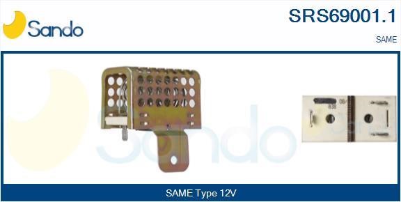 Sando SRS69001.1 Резистор, компресор салону SRS690011: Купити в Україні - Добра ціна на EXIST.UA!