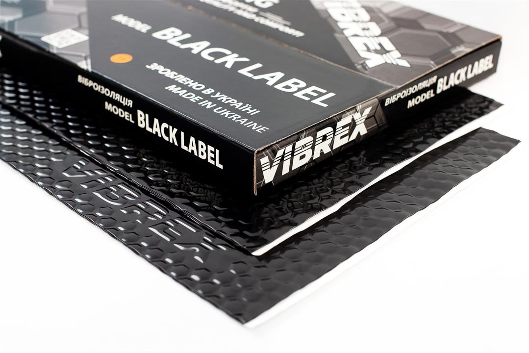Vibrex 2.2.20.1.1.02.0.0.3.5 Віброізоляція Vibrex Black Label 2.0*350*500 222011020035: Купити в Україні - Добра ціна на EXIST.UA!