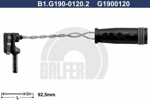 Galfer B1G19001202 Датчик зносу гальмівних колодок B1G19001202: Купити в Україні - Добра ціна на EXIST.UA!