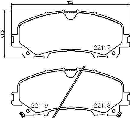 Купити Hella-Pagid 8DB 355 024-621 за низькою ціною в Україні!