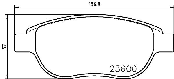 Hella-Pagid 8DB 355 027-751 Гальмівні колодки, комплект 8DB355027751: Купити в Україні - Добра ціна на EXIST.UA!