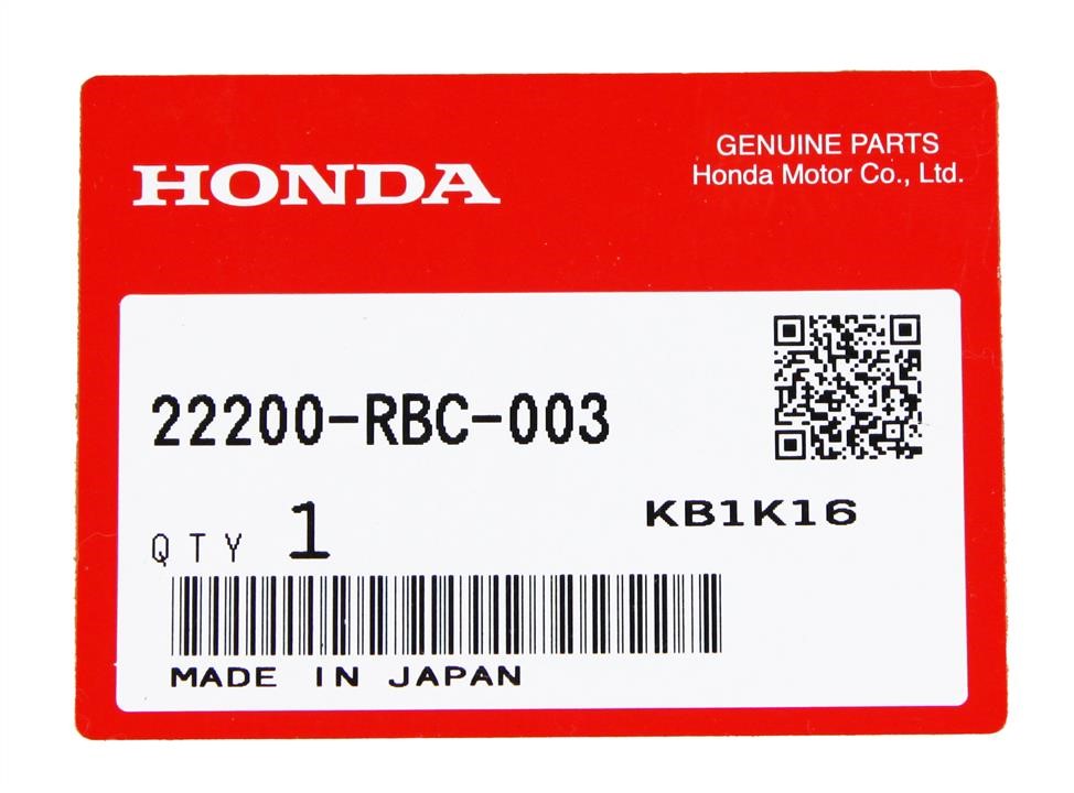 Купити Honda 22200-RBC-003 за низькою ціною в Україні!