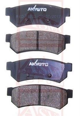 Asva AKD-11202 Гальмівні колодки задні, комплект AKD11202: Купити в Україні - Добра ціна на EXIST.UA!