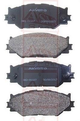 Asva AKD-01107 Гальмівні колодки передні, комплект AKD01107: Купити в Україні - Добра ціна на EXIST.UA!