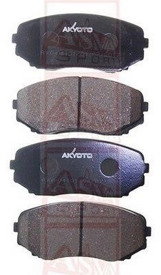 Asva AKD-04101 Гальмівні колодки передні, комплект AKD04101: Купити в Україні - Добра ціна на EXIST.UA!