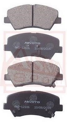 Asva AKD-12106 Гальмівні колодки передні, комплект AKD12106: Купити в Україні - Добра ціна на EXIST.UA!