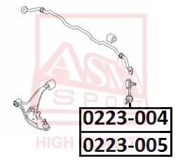 Asva 0223-005 Стійка стабілізатора 0223005: Купити в Україні - Добра ціна на EXIST.UA!
