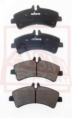 Asva AKD-23206 Гальмівні колодки задні, комплект AKD23206: Купити в Україні - Добра ціна на EXIST.UA!