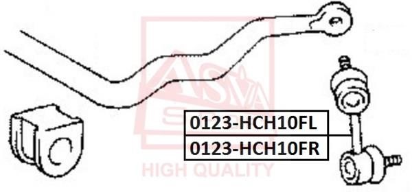 Asva 0123-KCH10FR Стійка стабілізатора 0123KCH10FR: Купити в Україні - Добра ціна на EXIST.UA!