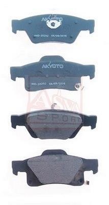 Asva AKD-20202 Гальмівні колодки задні, комплект AKD20202: Купити в Україні - Добра ціна на EXIST.UA!