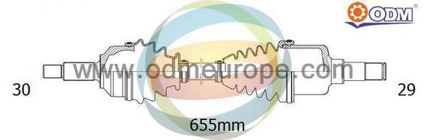 Odm-multiparts 18-041700 Вал привідний 18041700: Приваблива ціна - Купити в Україні на EXIST.UA!