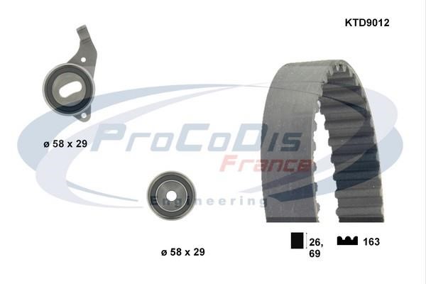 Procodis France KTD9012 Комплект зубчастих ременів KTD9012: Купити в Україні - Добра ціна на EXIST.UA!