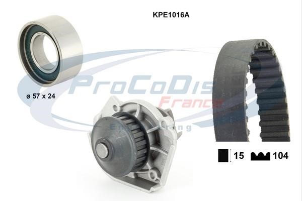 Procodis France KPE1016A Ремінь ГРМ, комплект з водяним насосом KPE1016A: Купити в Україні - Добра ціна на EXIST.UA!
