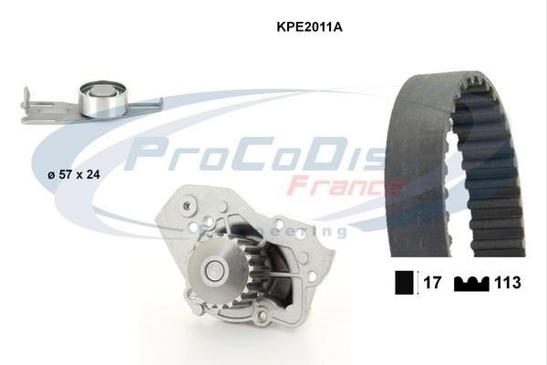Procodis France KPE2011A Ремінь ГРМ, комплект з водяним насосом KPE2011A: Купити в Україні - Добра ціна на EXIST.UA!