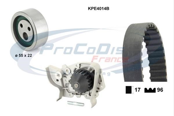 Procodis France KPE4014B Ремінь ГРМ, комплект з водяним насосом KPE4014B: Купити в Україні - Добра ціна на EXIST.UA!