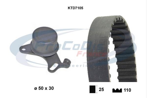  KTD7105 Комплект зубчастих ременів KTD7105: Купити в Україні - Добра ціна на EXIST.UA!