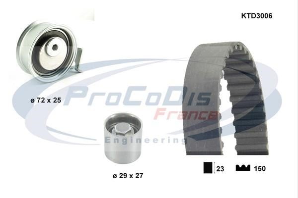 Procodis France KTD3006 Комплект зубчастих ременів KTD3006: Приваблива ціна - Купити в Україні на EXIST.UA!
