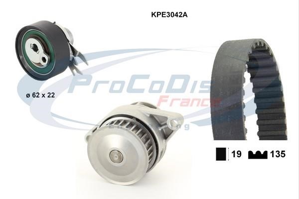 Procodis France KPE3042A Ремінь ГРМ, комплект з водяним насосом KPE3042A: Купити в Україні - Добра ціна на EXIST.UA!
